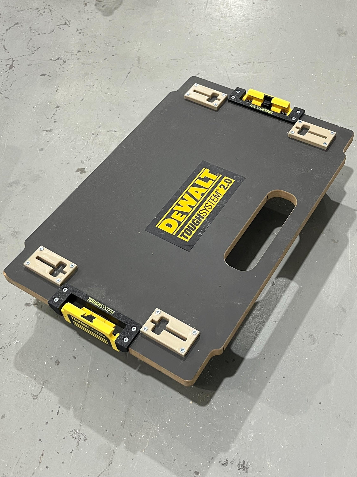 3D Printed Dolly Mounting Clips for DeWalt ToughSystem 2.0