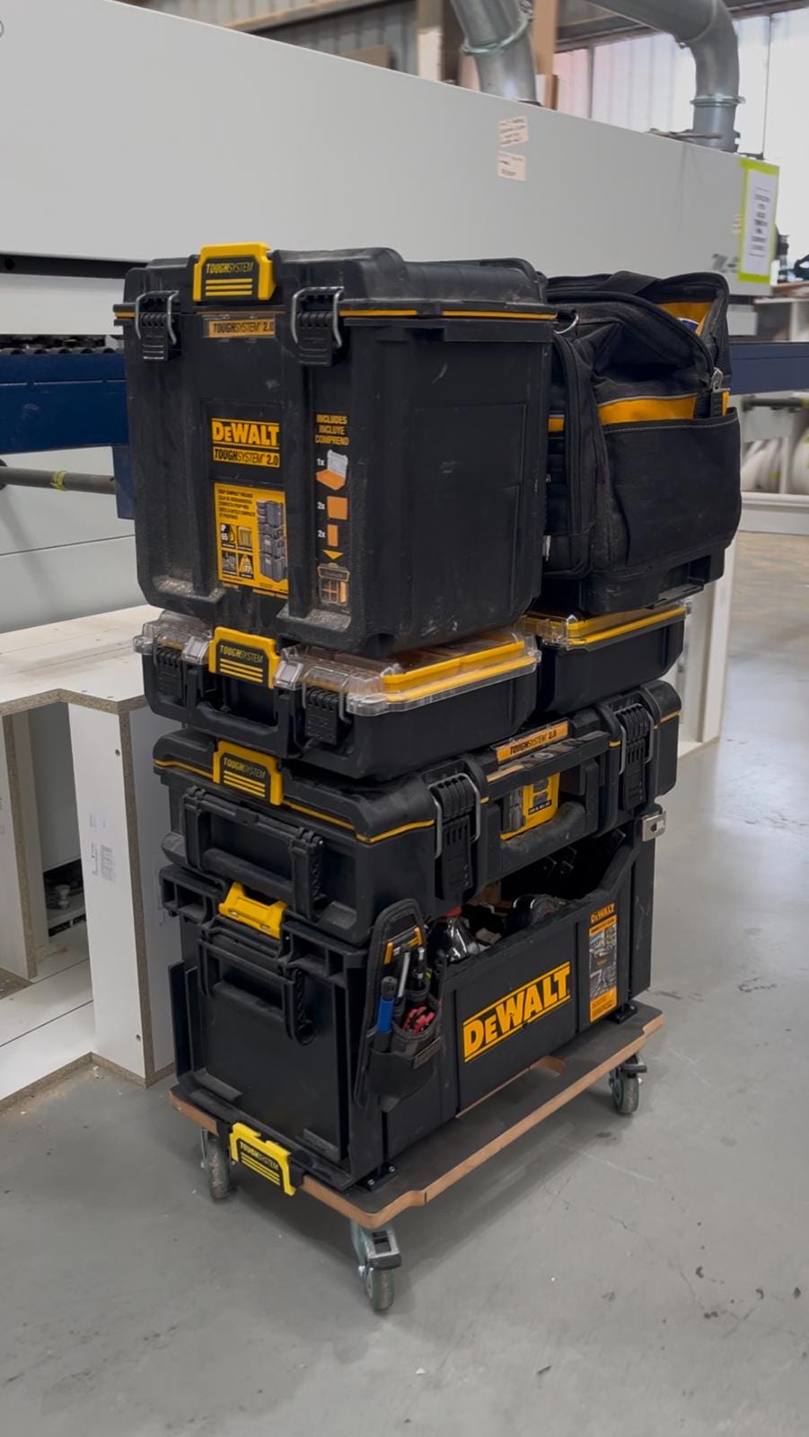 3D Printed Dolly Mounting Clips for DeWalt ToughSystem 2.0