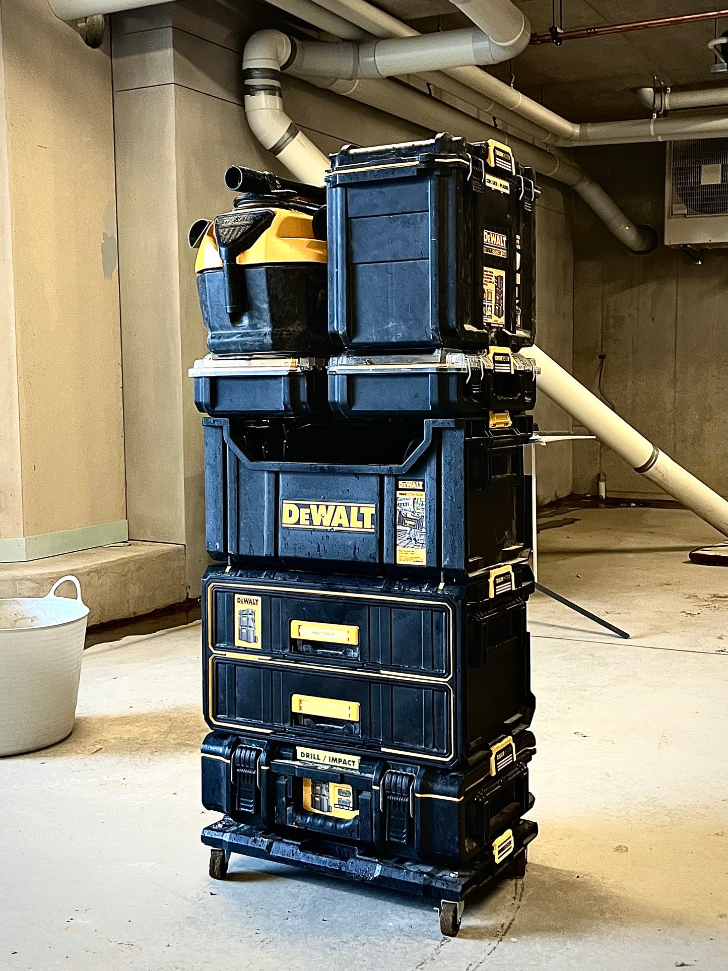 3D Printed Dolly Kit Adapter Plate for DeWalt ToughSystem 2.0