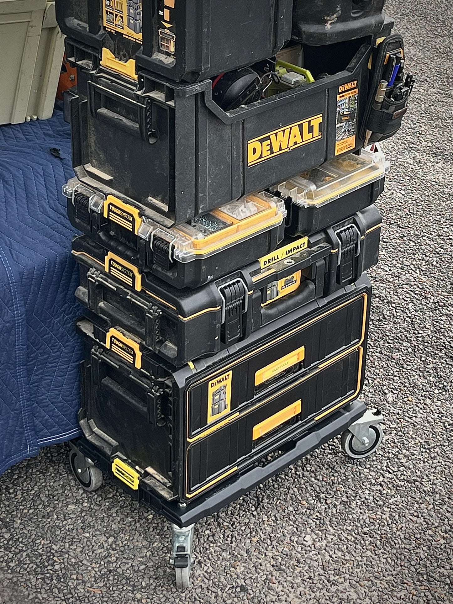 3D Printed Dolly Kit Adapter Plate for DeWalt ToughSystem 2.0