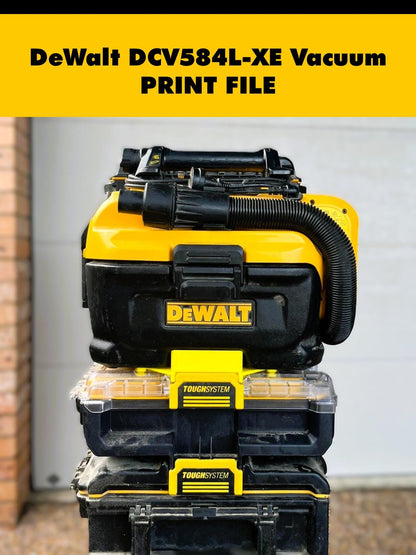 DeWalt ToughSystem 2.0 Vacuum Mount — Digital STL File (3D Print)