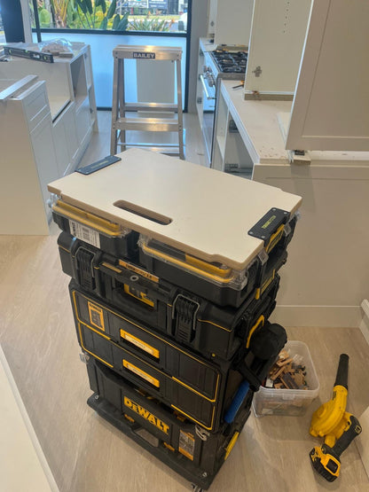 3D Printed Flush Latches for DeWalt ToughSystem 2.0 Worktop